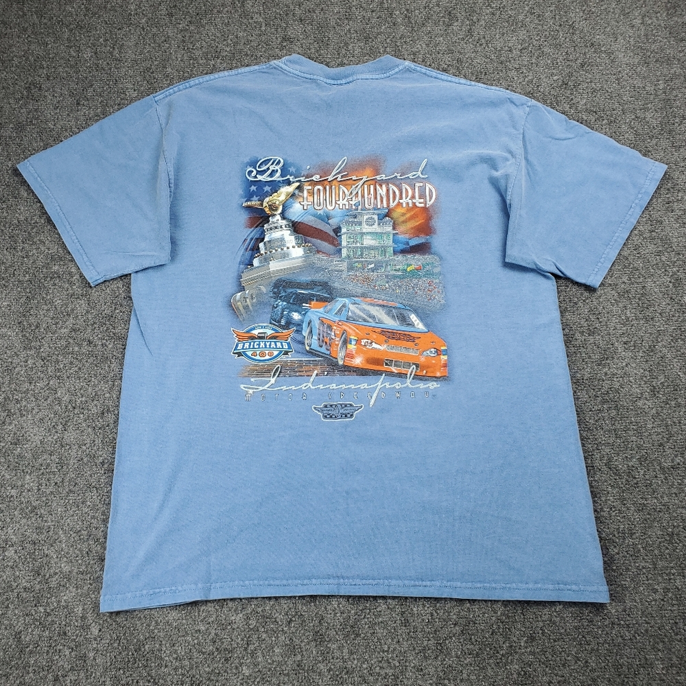 Vintage Brickyard 400 Nascar T Shirt 2005 Indianapolis Motor Speedway Large